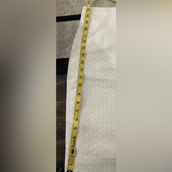 NWT J Crew size 6 pencil skirt cream/taupe pattern - Picture 7 of 8